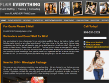 Tablet Screenshot of flaireverything.com